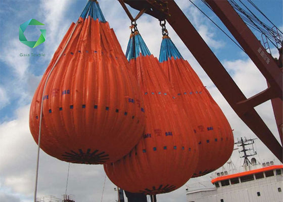 materias textiles técnicas industriales Crane Load Bag cubierto vinilo plegable de 1050gsm 5000N los 2.8m