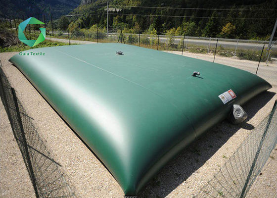 El tanque de agua plegable ultravioleta anti del Pvc del poliéster, lonas del almacenamiento del agua de la resistencia de rasgón 4500 litros
