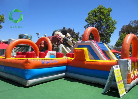 el vinilo inflable hermético de la tela del PVC de 0.6m m cubrió ULTRAVIOLETA anti del parque del agua de la diversión del niño