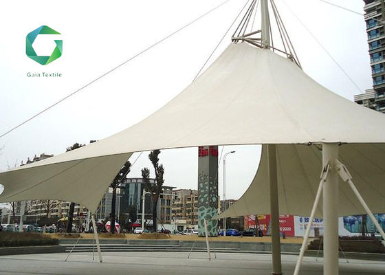 el vinilo de la estructura de la membrana del PVC de la tensión de la tela 1350gsm cubrió ULTRAVIOLETA anti de la arquitectura