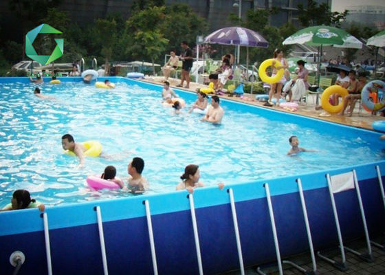 el vinilo 650gsm cubrió el trazador de líneas del PVC de la piscina de la tela, uso de la familia de la lona de la piscina del PVC 1000d