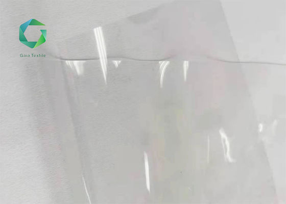 Anchura ignífuga del vinilo los 2m del Super Clear transparente de la tela 0.35m m del PVC del plastificante