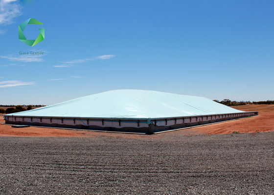 500d tela laminada impermeable, transporte del vinilo de las lonas de la pila del grano del PVC 550gsm
